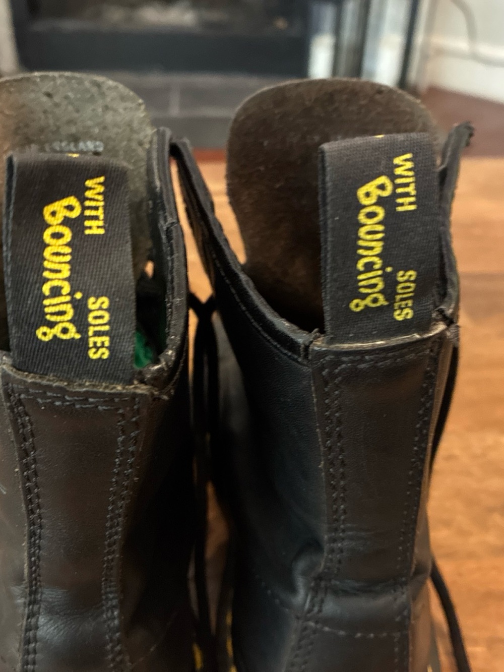 Vtg 1990s Dr. Martens 1460 Made in England Black Smooth Leather Boots UK 4 US 6 - Picture 12 of 16